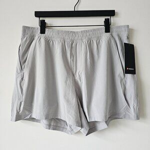 NWT LULULEMON SEAL Grey Gray Pace Breaker Shorts 5" Lined Men's XXL